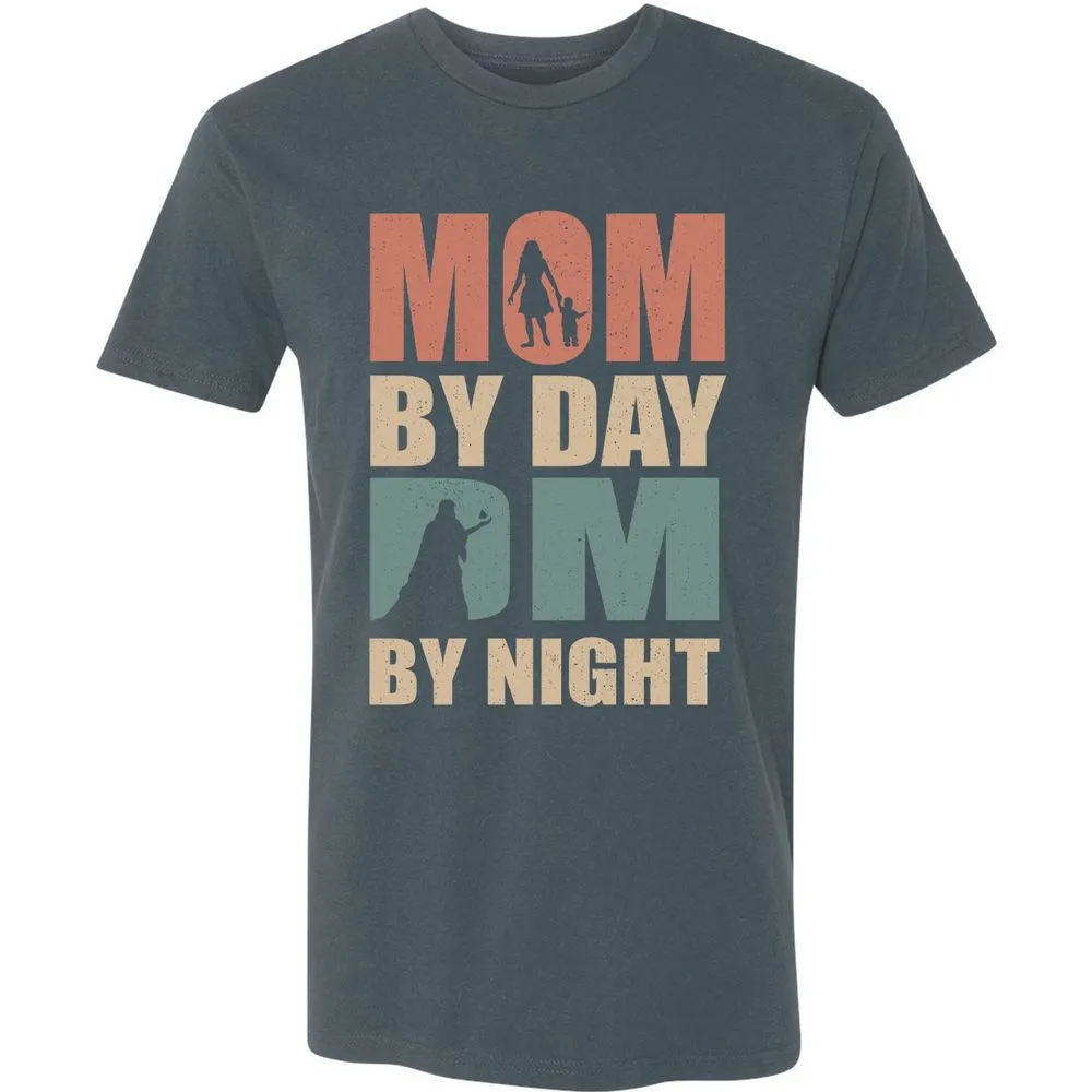 Mom By Day DM By Night Premium Unisex T-Shirt - Indigo - 15
