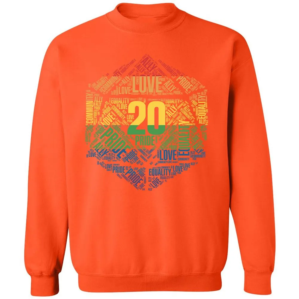 D20 Pride Classic Unisex Sweatshirt - Orange - 10
