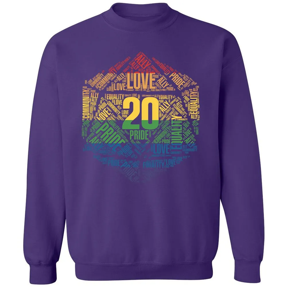 D20 Pride Classic Unisex Sweatshirt - Purple - 6