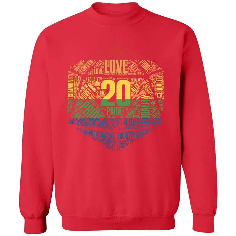 D20 Pride Classic Unisex Sweatshirt - Red - 5
