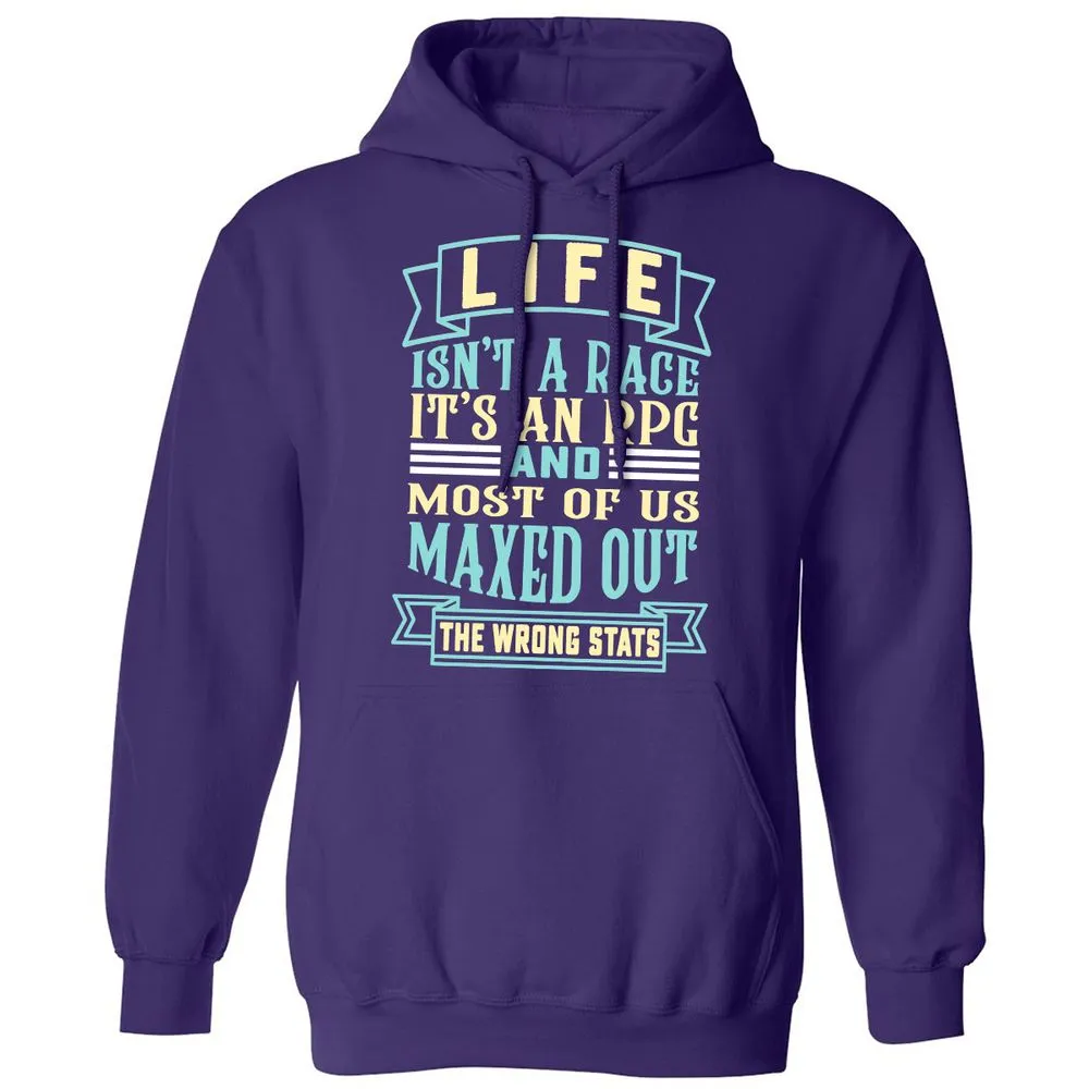 Life Is A RPG Classic Unisex Hoodie - Purple - 6