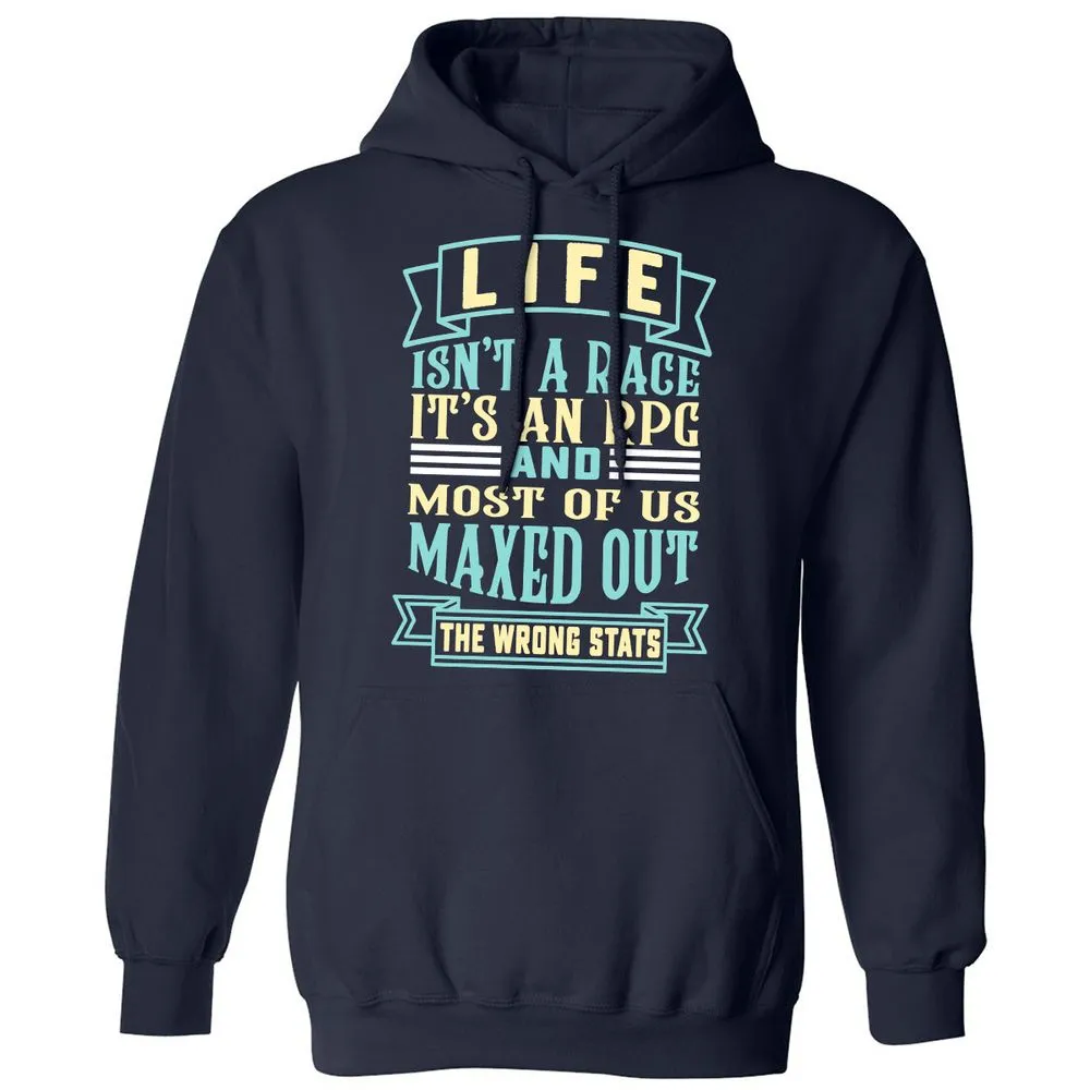 Life Is A RPG Classic Unisex Hoodie - Navy - 2