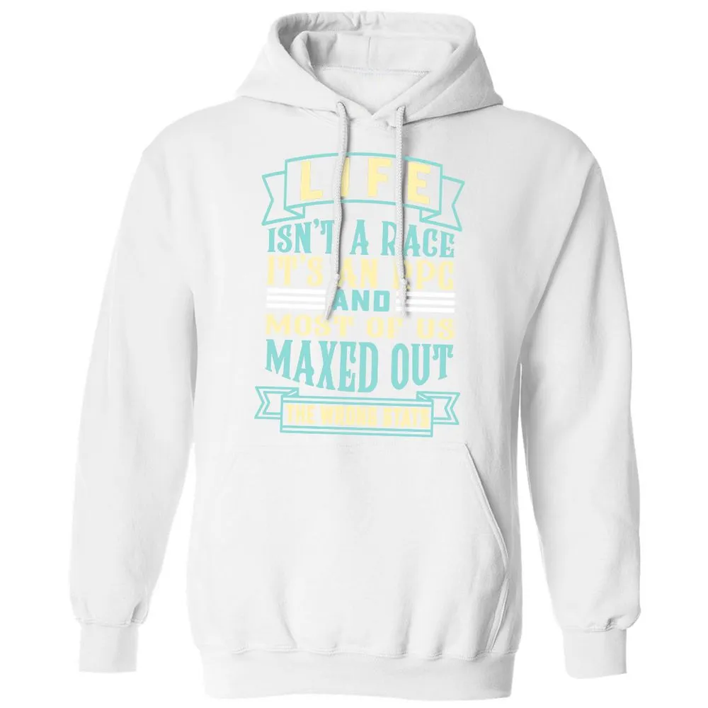 Life Is A RPG Classic Unisex Hoodie - White - 11