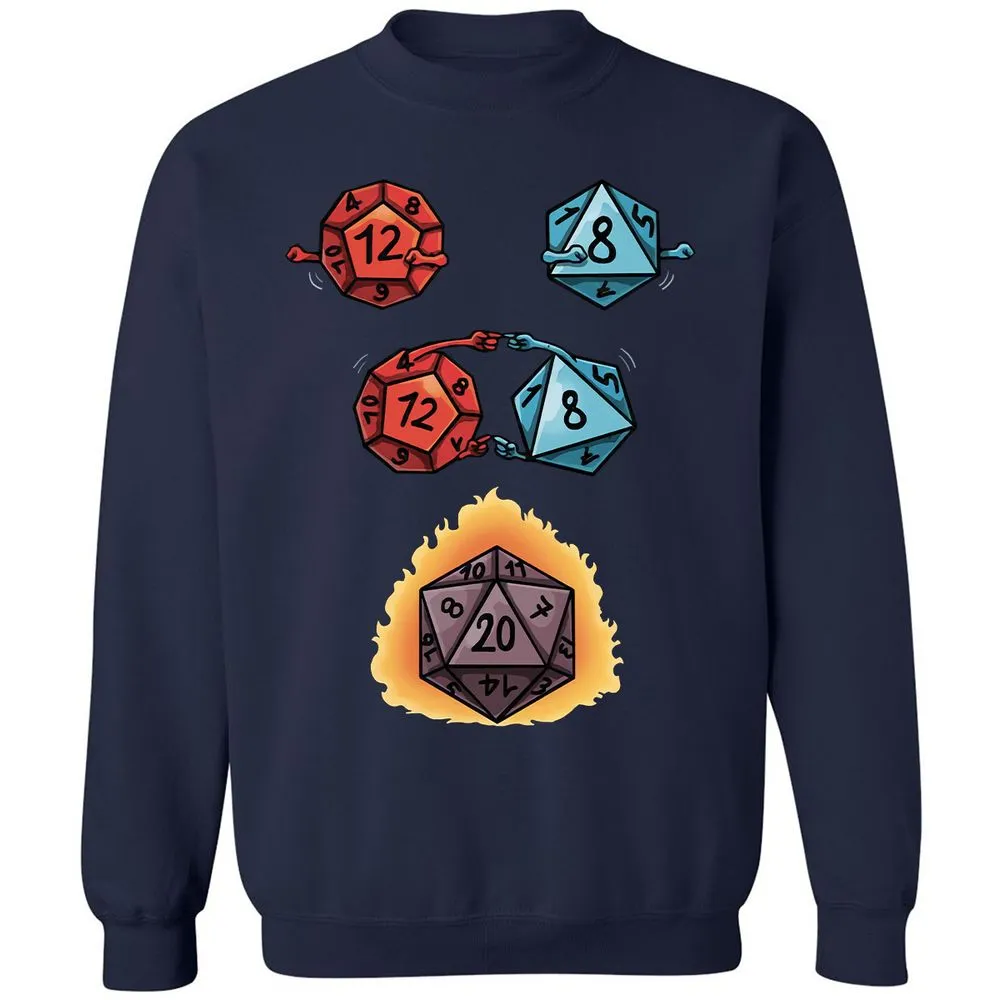 Dice Fusion RPG Classic Unisex Sweatshirt - Navy - 2