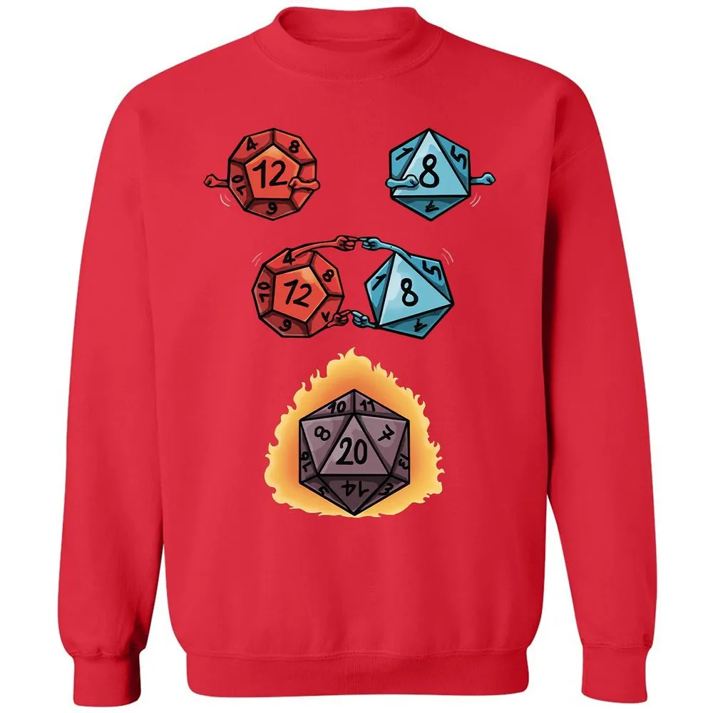 Dice Fusion RPG Classic Unisex Sweatshirt - Red - 5