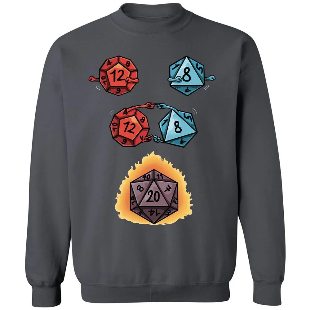 Dice Fusion RPG Classic Unisex Sweatshirt - Charcoal - 7