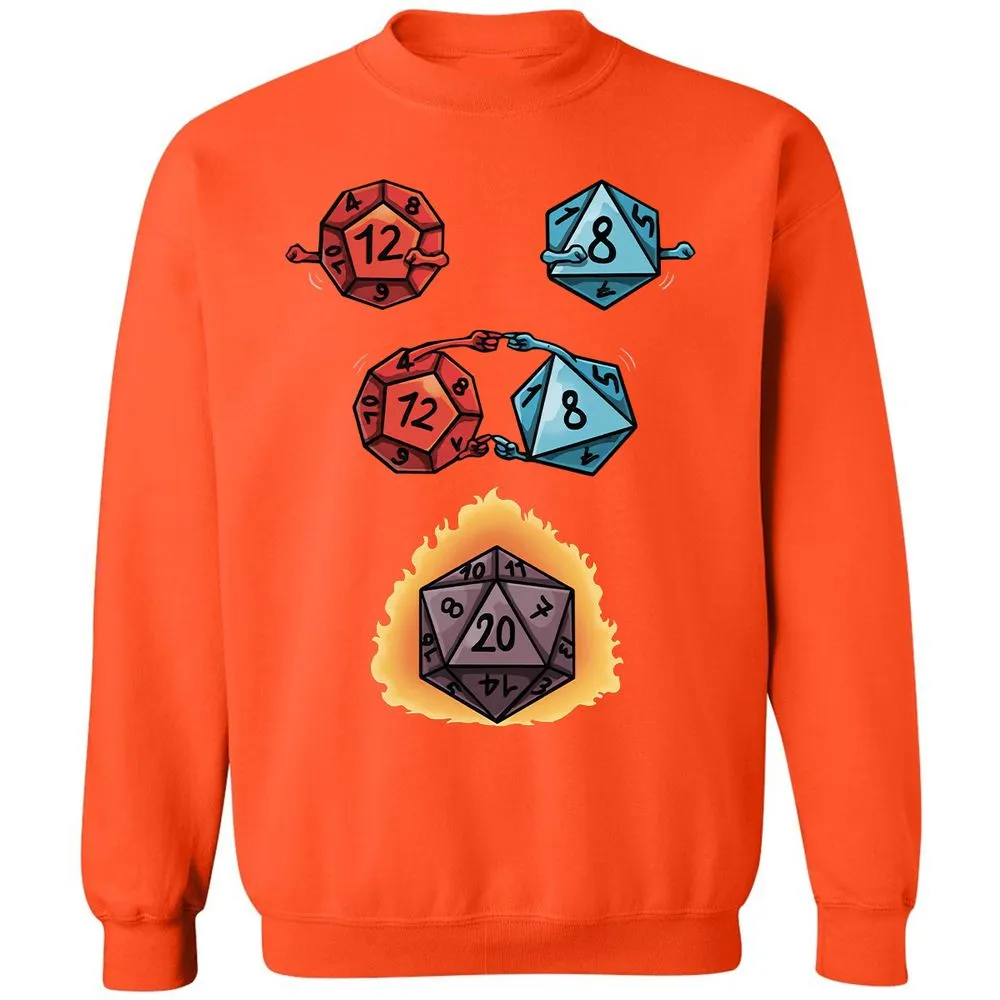 Dice Fusion RPG Classic Unisex Sweatshirt - Orange - 10
