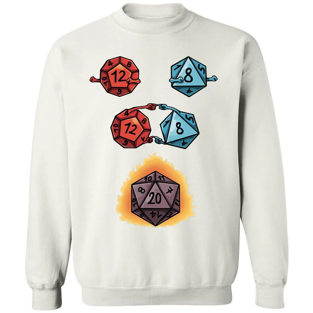 Dice Fusion RPG Classic Unisex Sweatshirt - White - 12