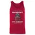 When The DM Meow Unisex Jersey Tank - Red - 11