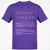 Lecturer Stats Classic Unisex T-Shirt - Purple - 9