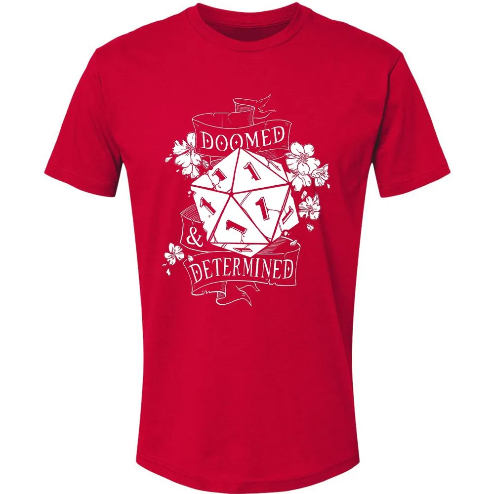 Doomed Determined Premium Unisex T-Shirt - Red - 6