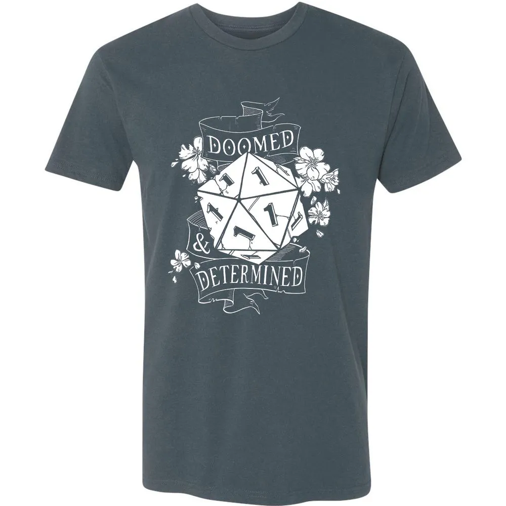 Doomed Determined Premium Unisex T-Shirt - Indigo - 15