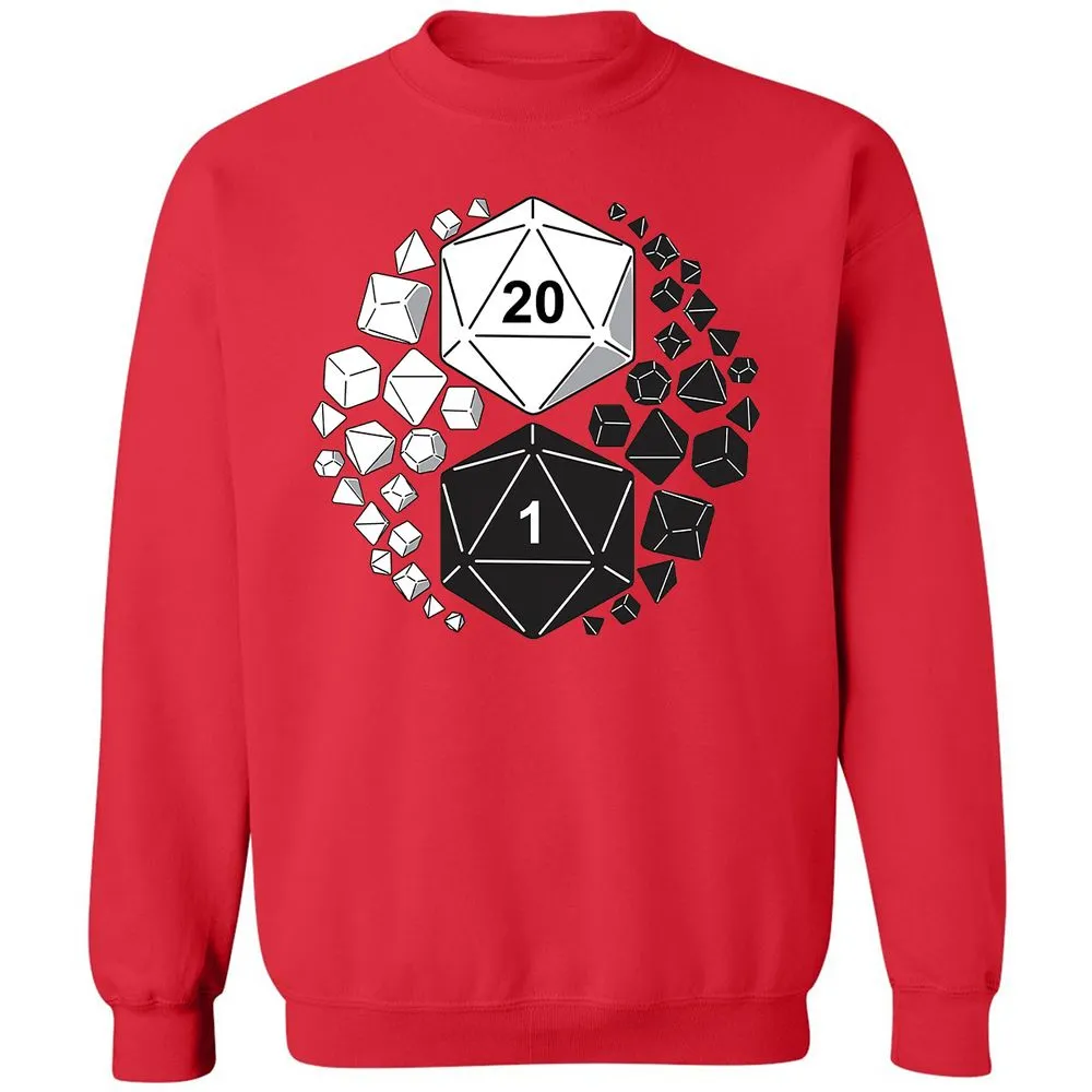 Gaming Yin Yang Classic Unisex Sweatshirt - Red - 5
