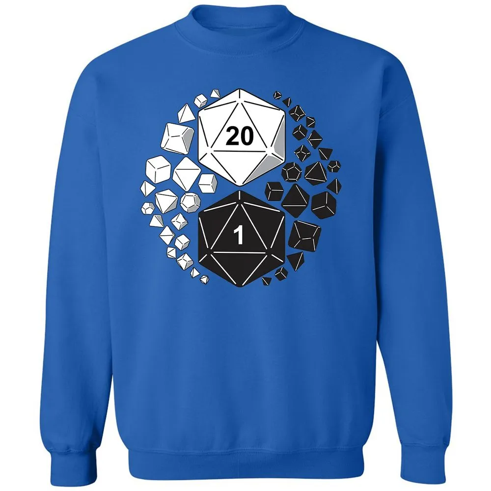 Gaming Yin Yang Classic Unisex Sweatshirt - Royal - 9