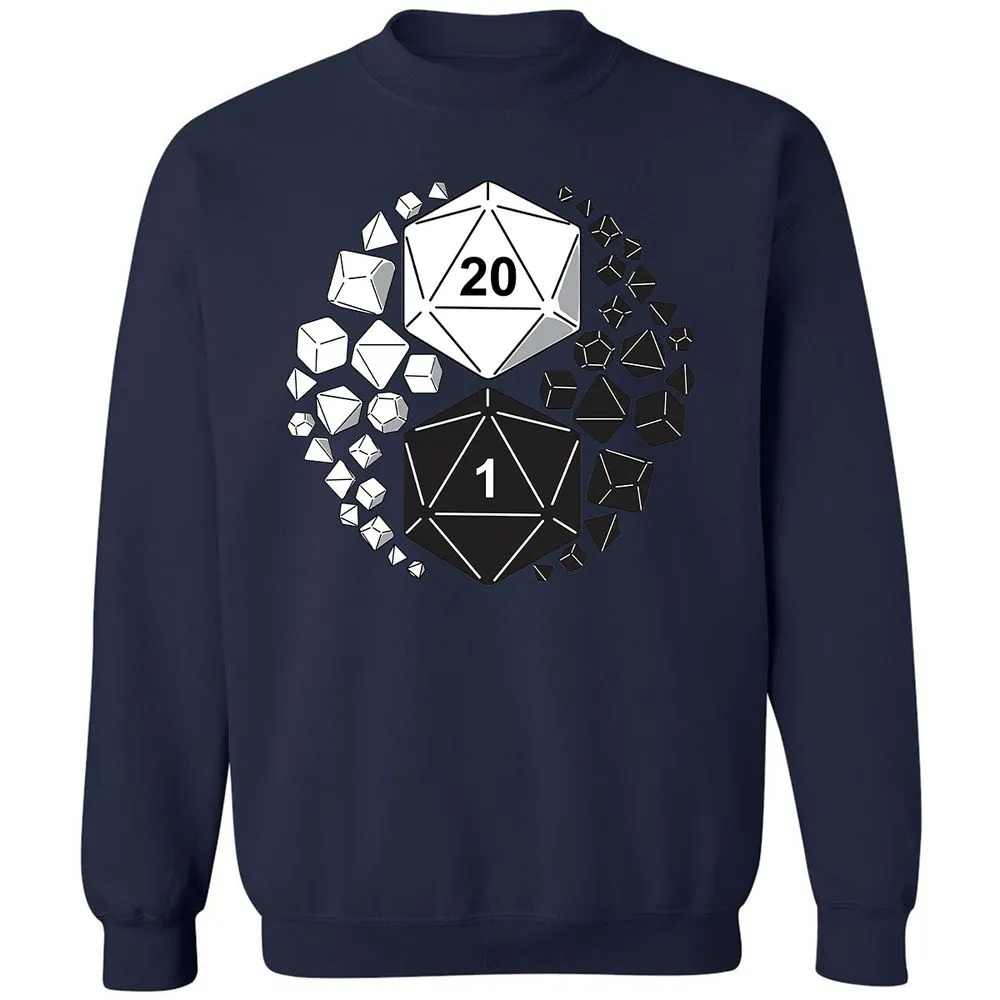 Gaming Yin Yang Classic Unisex Sweatshirt - Navy - 2