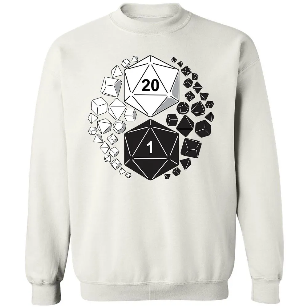 Gaming Yin Yang Classic Unisex Sweatshirt - White - 12