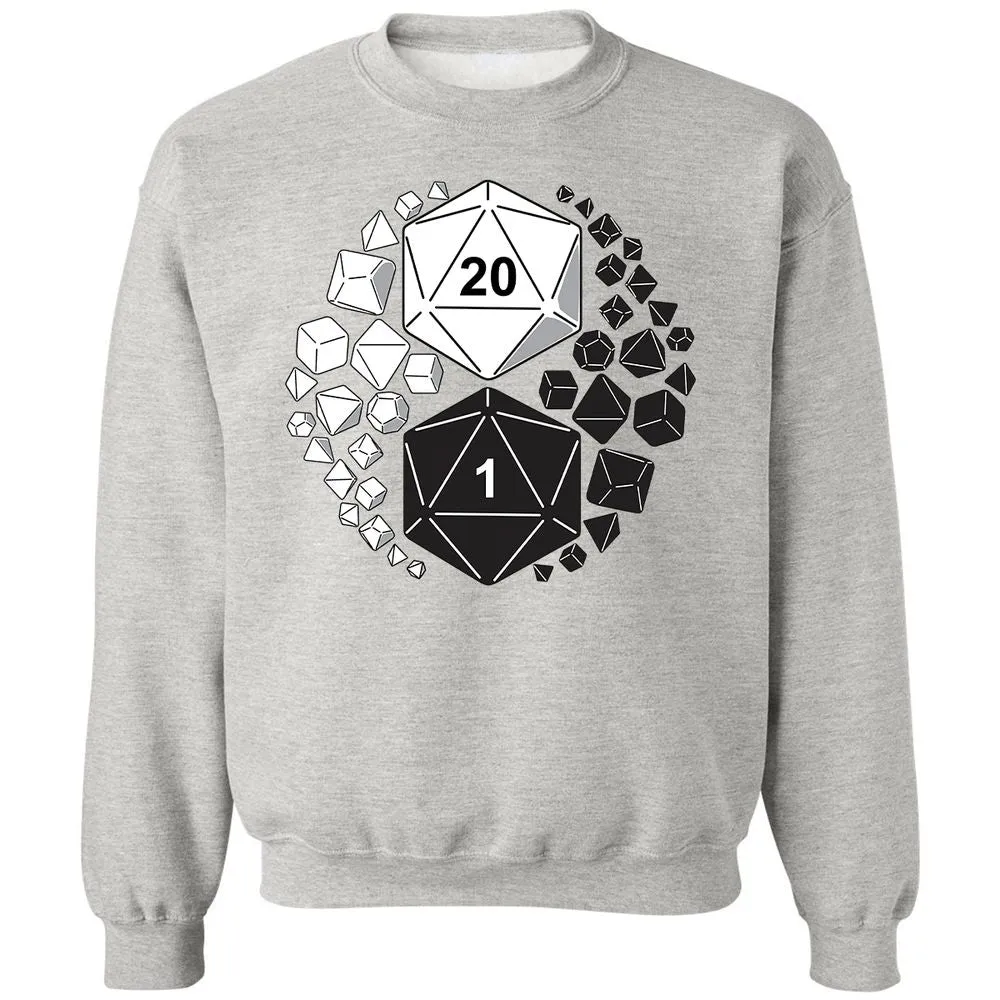 Gaming Yin Yang Classic Unisex Sweatshirt - Ash - 8