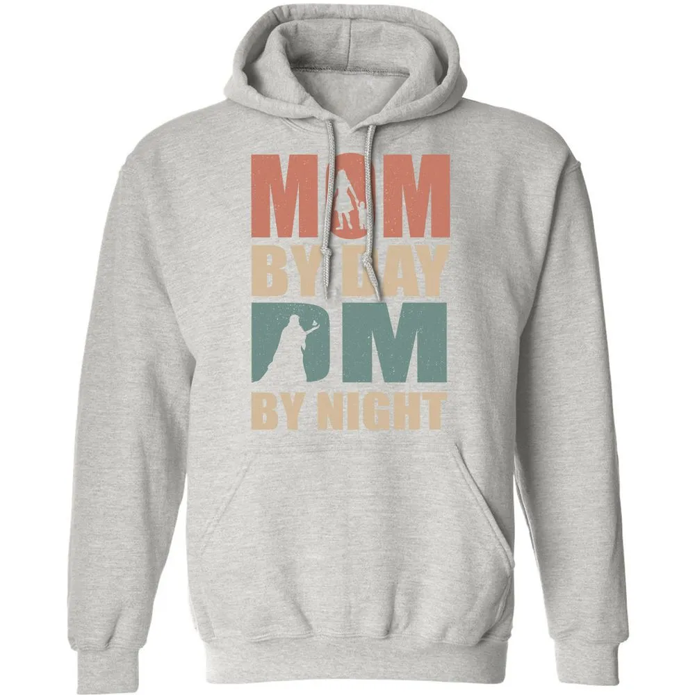 Mom By Day DM By Nigh Classic Unisex Hoodie - Ash - 8