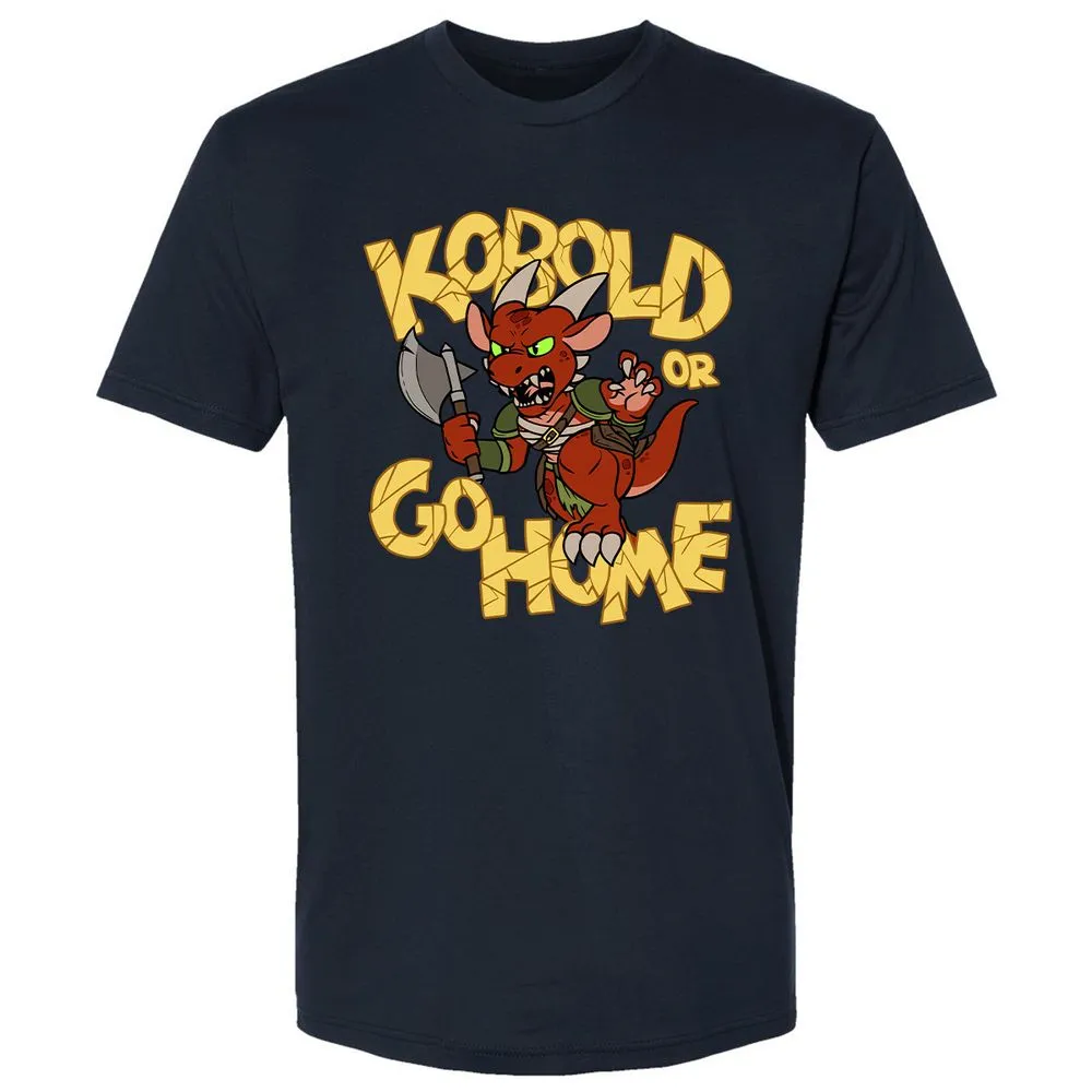 Kobold Or Go Home Premium Unisex T-Shirt - Midnight Navy - 2