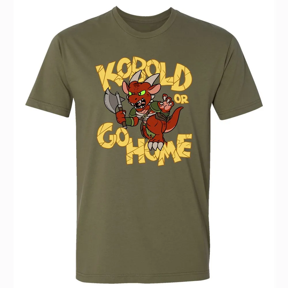 Kobold Or Go Home Premium Unisex T-Shirt - Military Green - 5