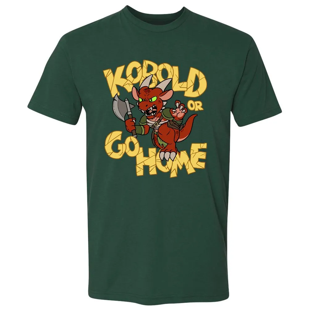 Kobold Or Go Home Premium Unisex T-Shirt - Forest Green - 13