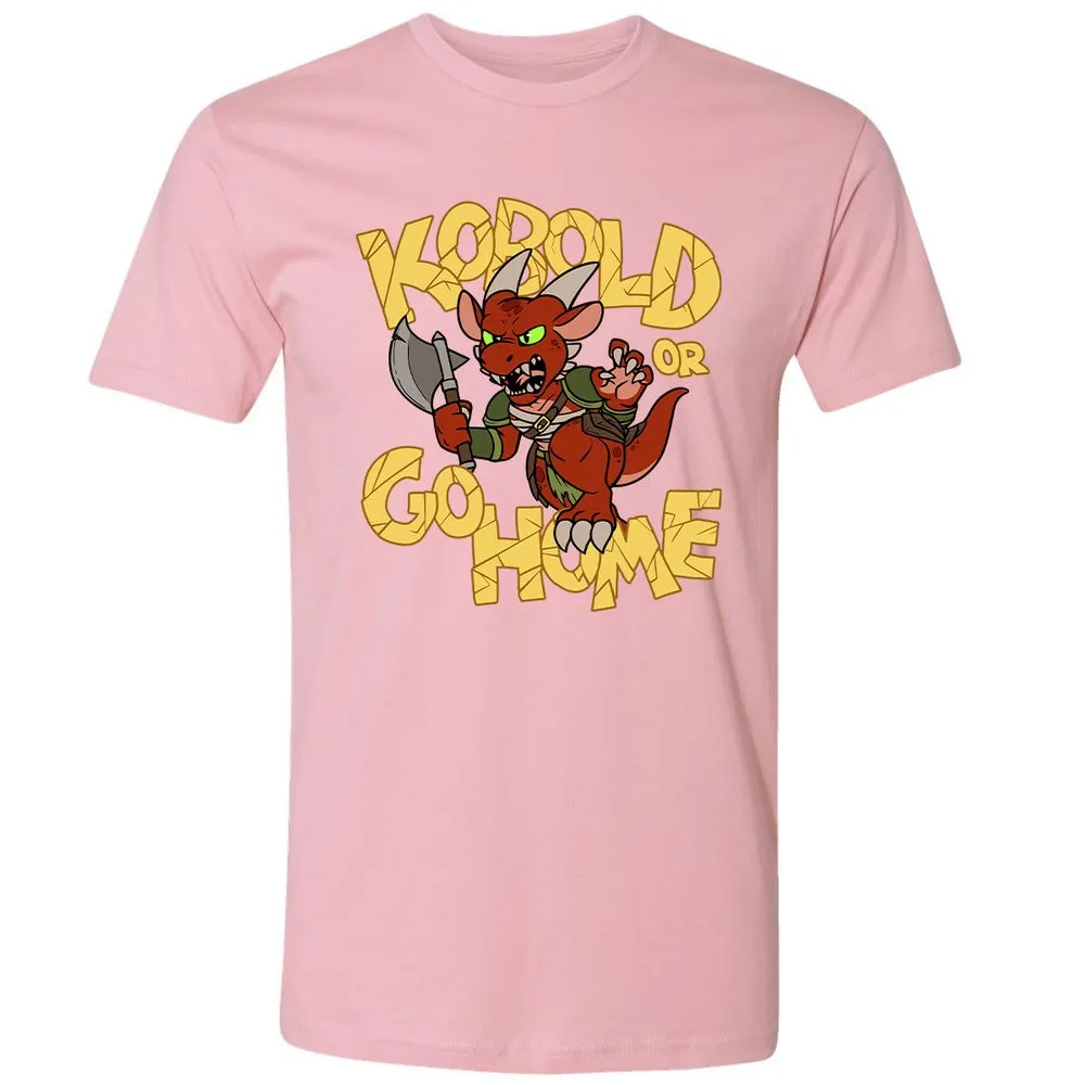 Kobold Or Go Home Premium Unisex T-Shirt - Light Pink - 3