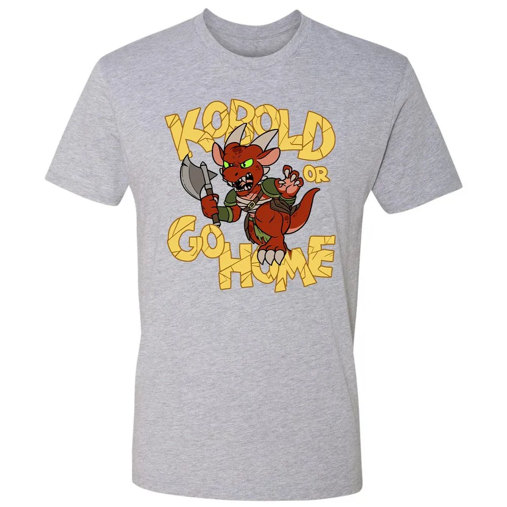 Kobold Or Go Home Premium Unisex T-Shirt - Heather Grey - 9