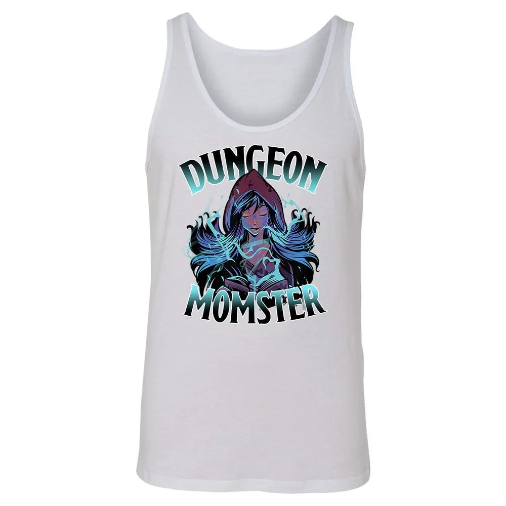 Dungeon Momster Unisex Jersey Tank - White - 14