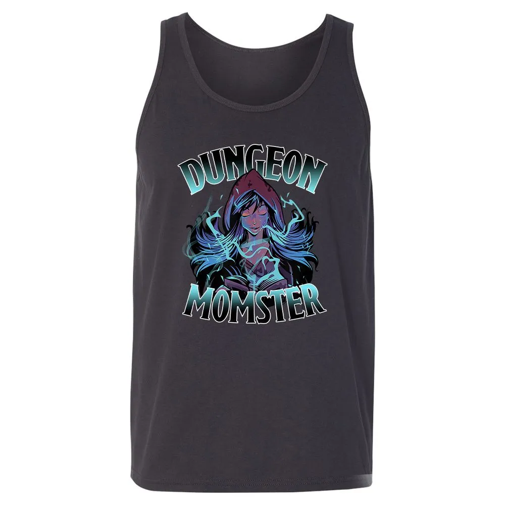 Dungeon Momster Unisex Jersey Tank - Dark Grey - 7