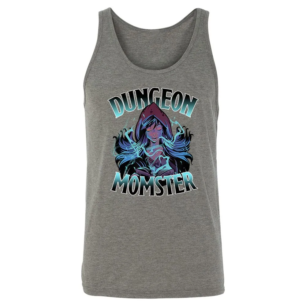 Dungeon Momster Unisex Jersey Tank - Grey Triblend - 8