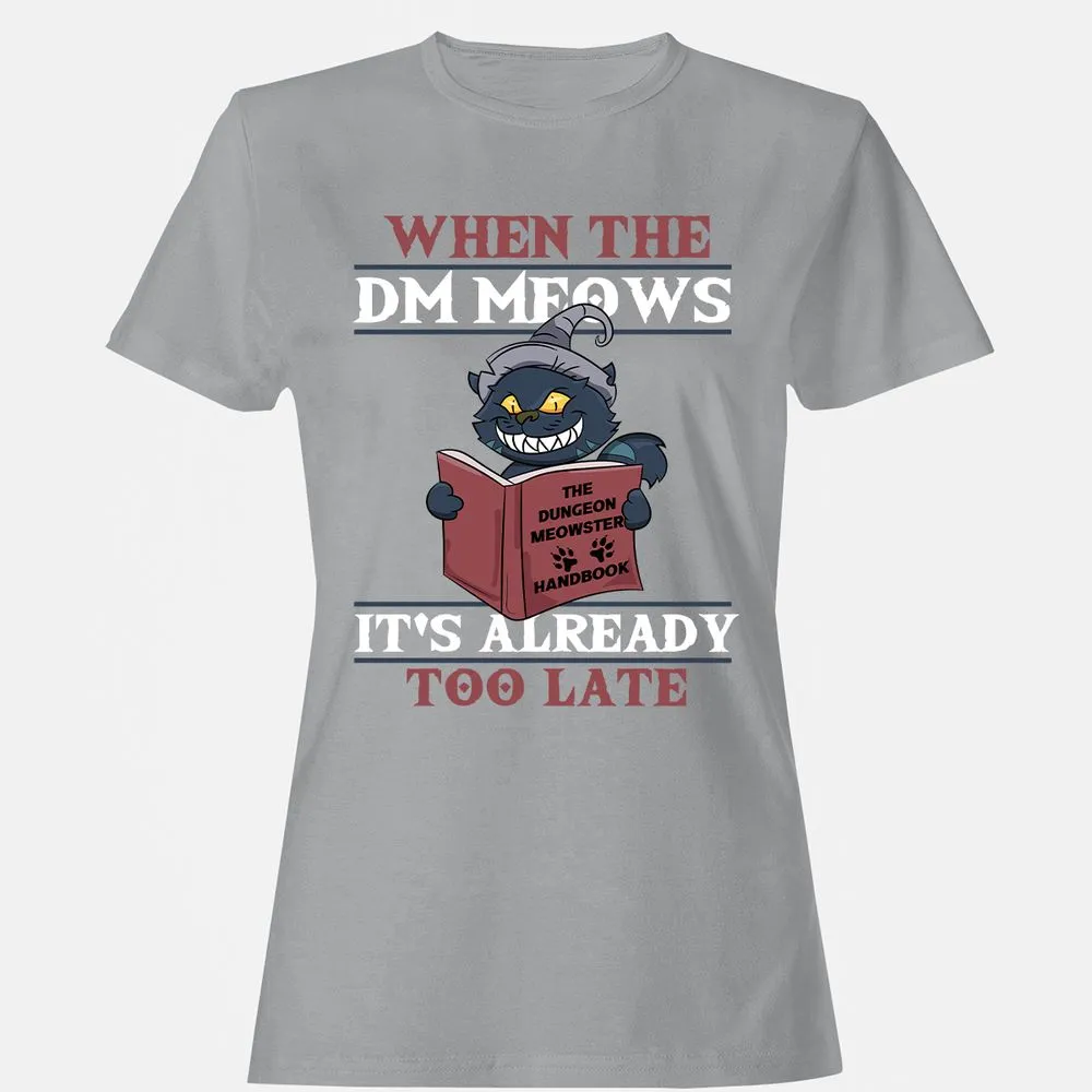 When The DM Meow Women's T-Shirt - Sport Grey - 15