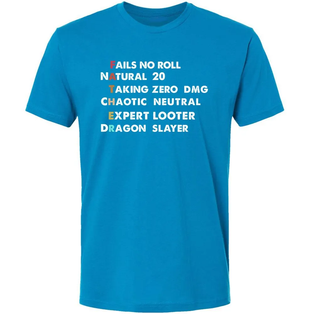Father D&D Premium Unisex T-Shirt - Turquoise - 16