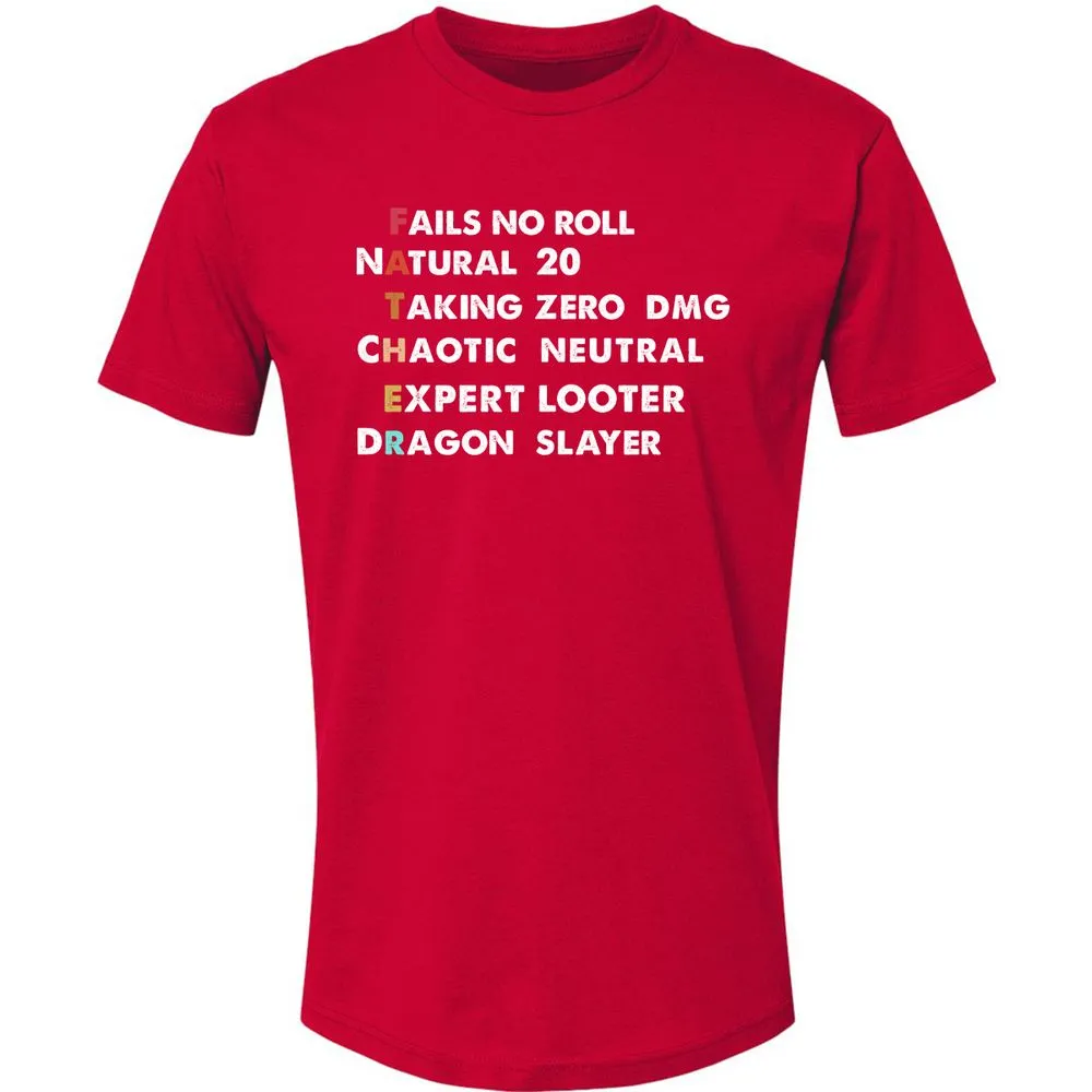 Father D&D Premium Unisex T-Shirt - Red - 6