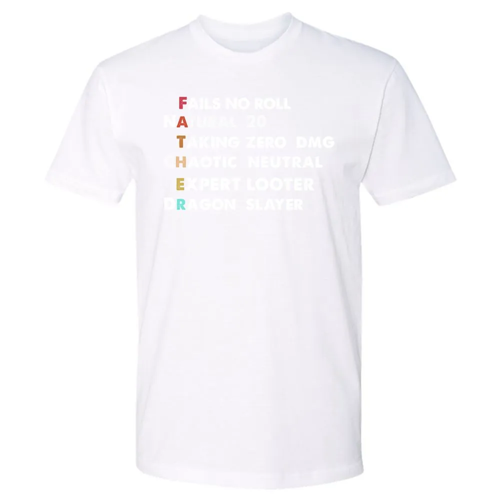 Father D&D Premium Unisex T-Shirt - White - 4