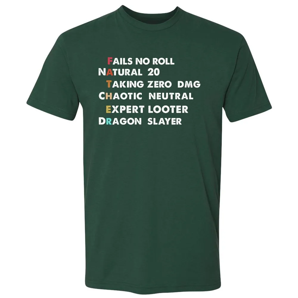 Father D&D Premium Unisex T-Shirt - Forest Green - 13