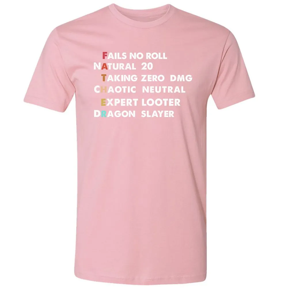 Father D&D Premium Unisex T-Shirt - Light Pink - 3