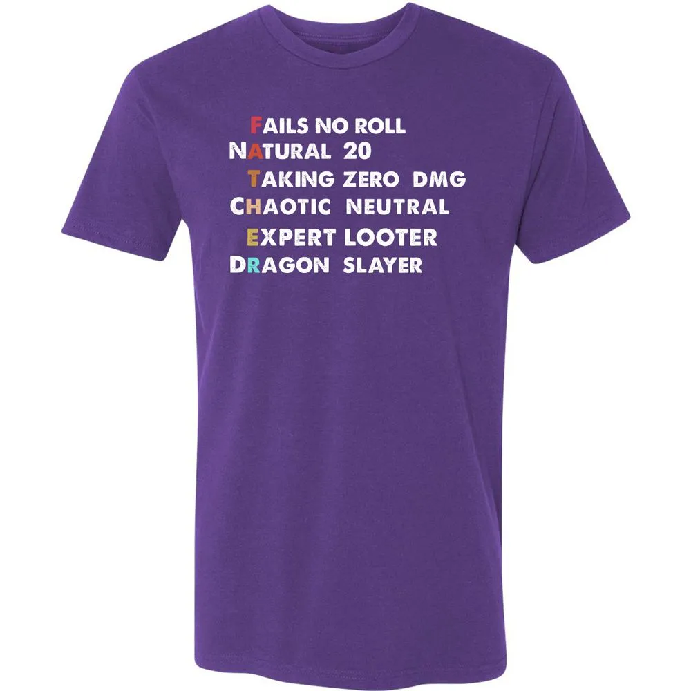 Father D&D Premium Unisex T-Shirt - Purple Rush - 7