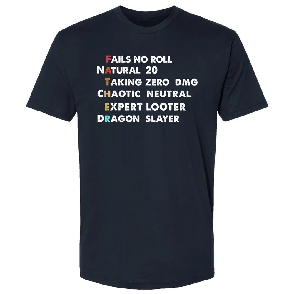 Father D&D Premium Unisex T-Shirt - Midnight Navy - 2