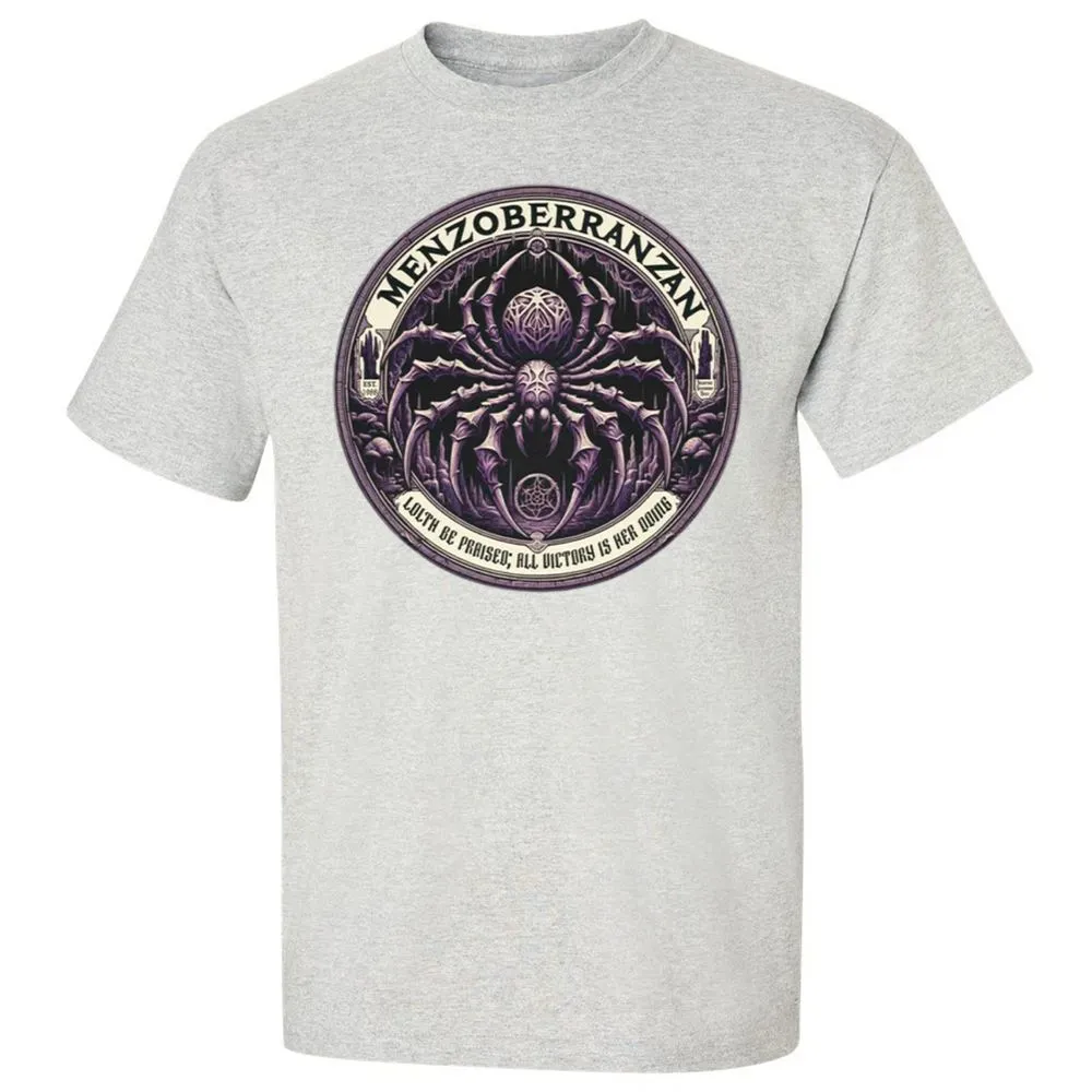 Menzoberranzan Lolth Be Praised Classic Unisex T-Shirt - Ash - 2