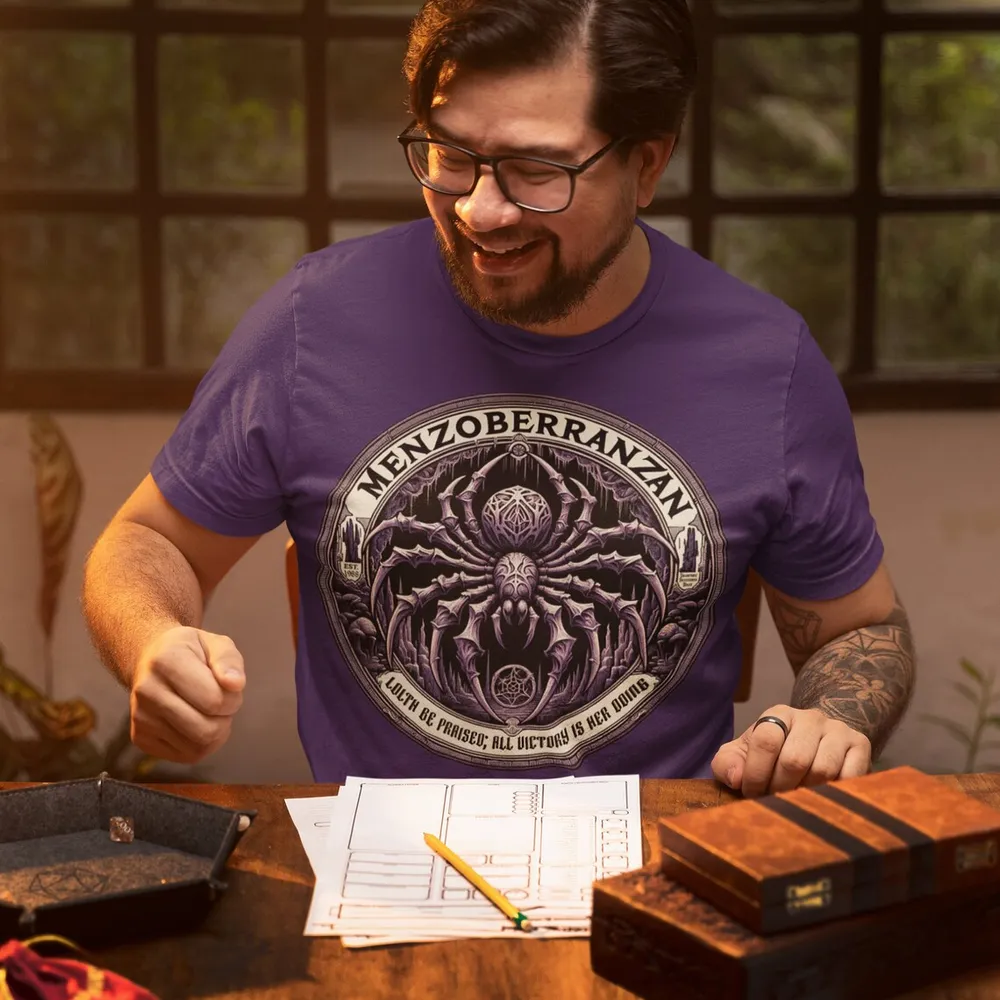 Menzoberranzan Lolth Be Praised Classic Unisex T-Shirt - 1