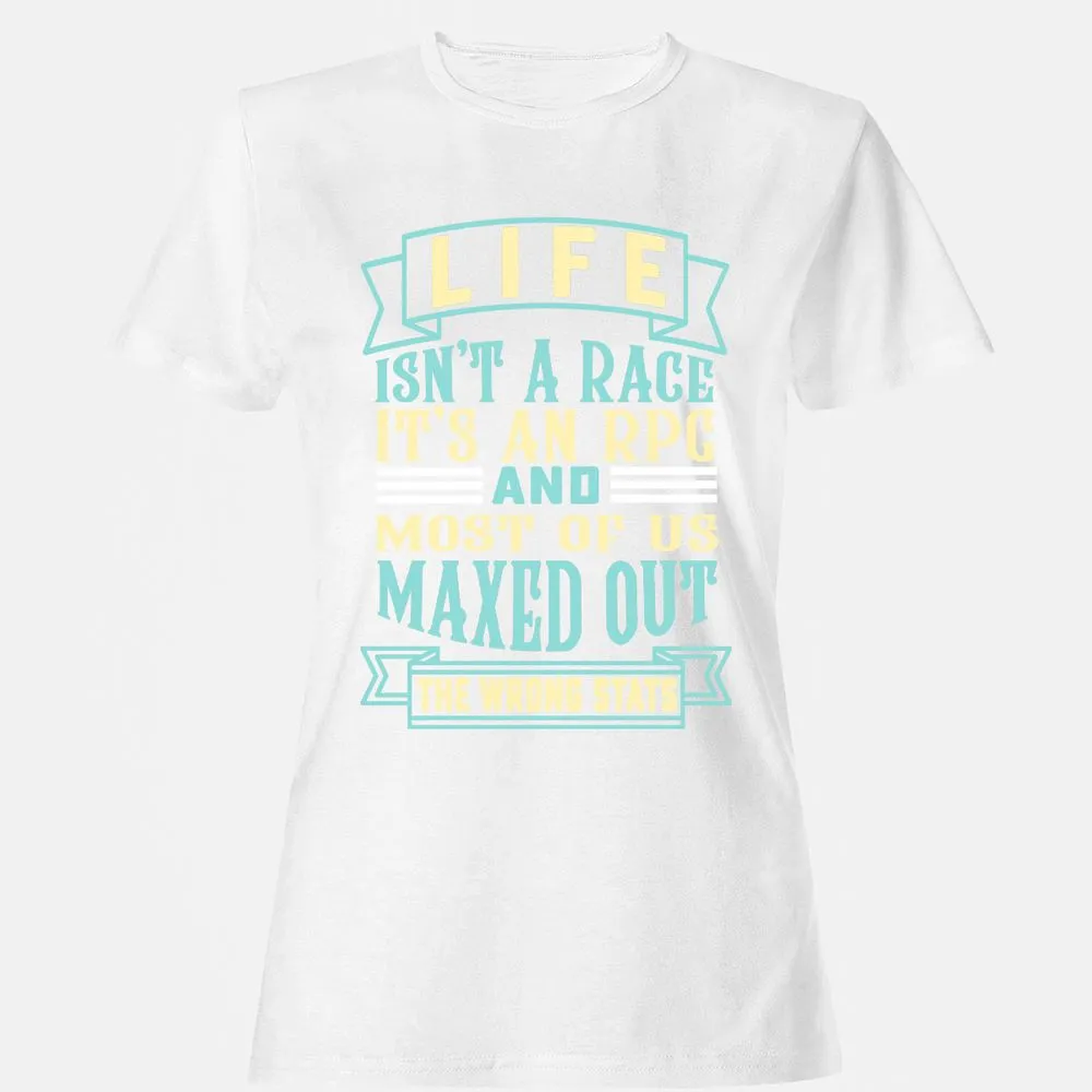 Life Is A RPG Women's T-Shirt - White - 16