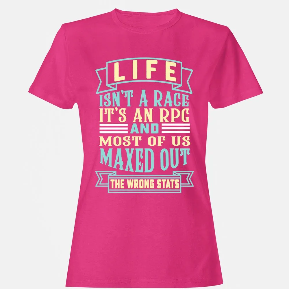 Life Is A RPG Women's T-Shirt - Heliconia - 6