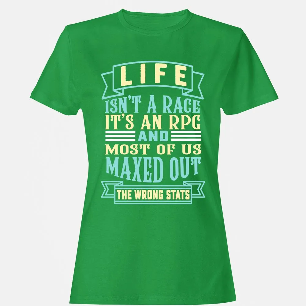 Life Is A RPG Women's T-Shirt - Irish Green - 7