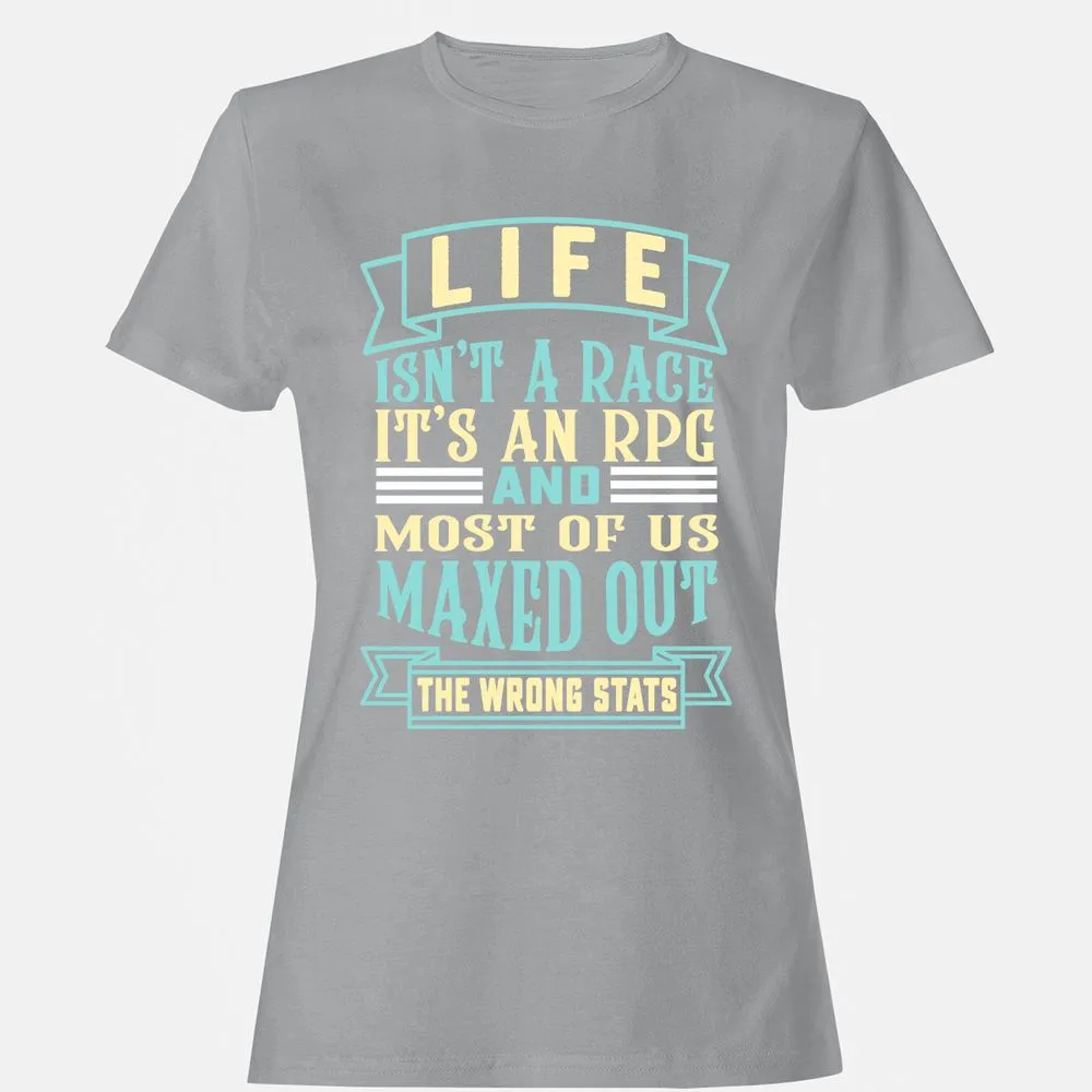 Life Is A RPG Women's T-Shirt - Sport Grey - 15