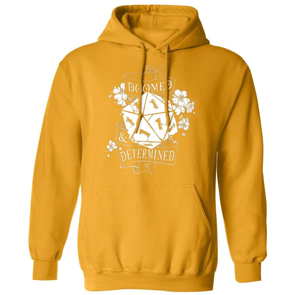 Doomed Determined Classic Unisex Hoodie - Gold - 12