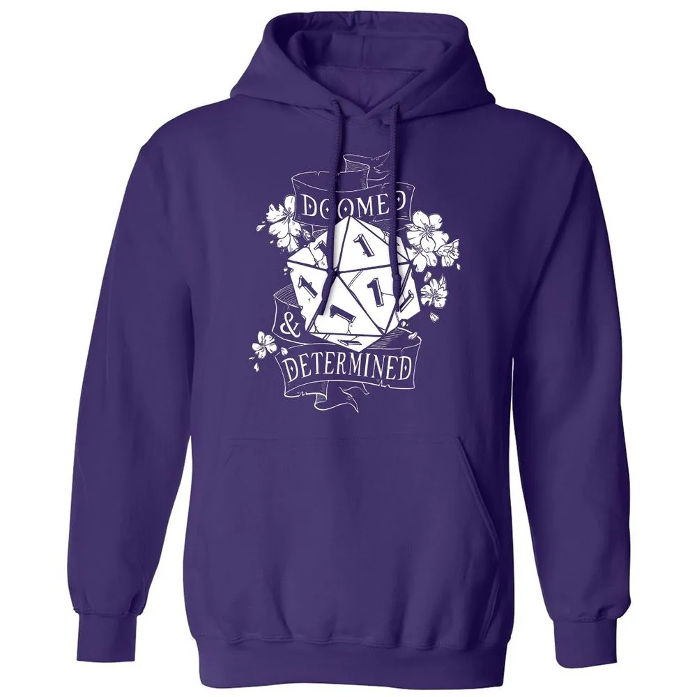Doomed Determined Classic Unisex Hoodie - Purple - 6