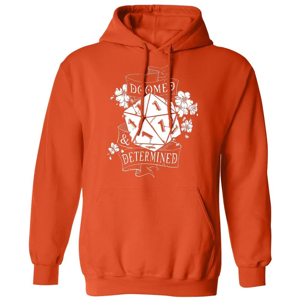 Doomed Determined Classic Unisex Hoodie - Orange - 10