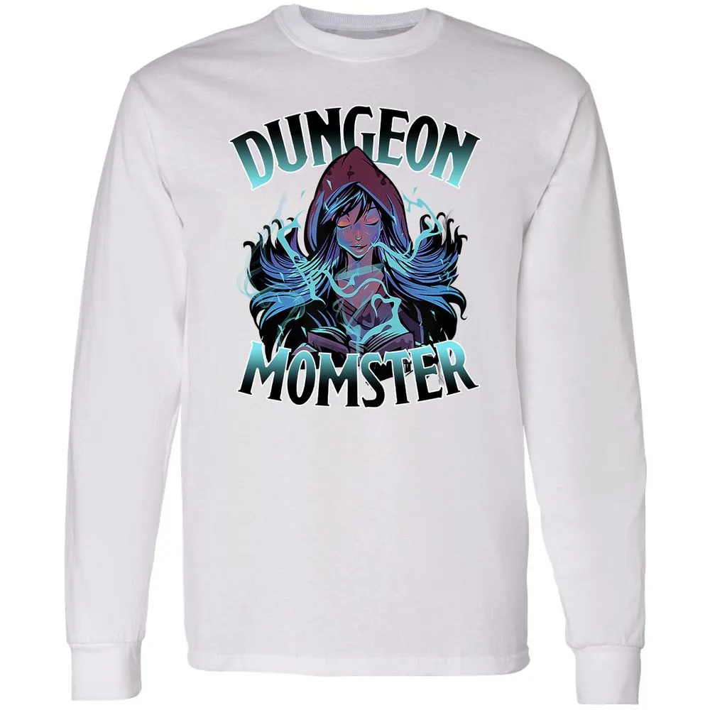 Dungeon Momster Long Sleeve T-Shirt - White - 5