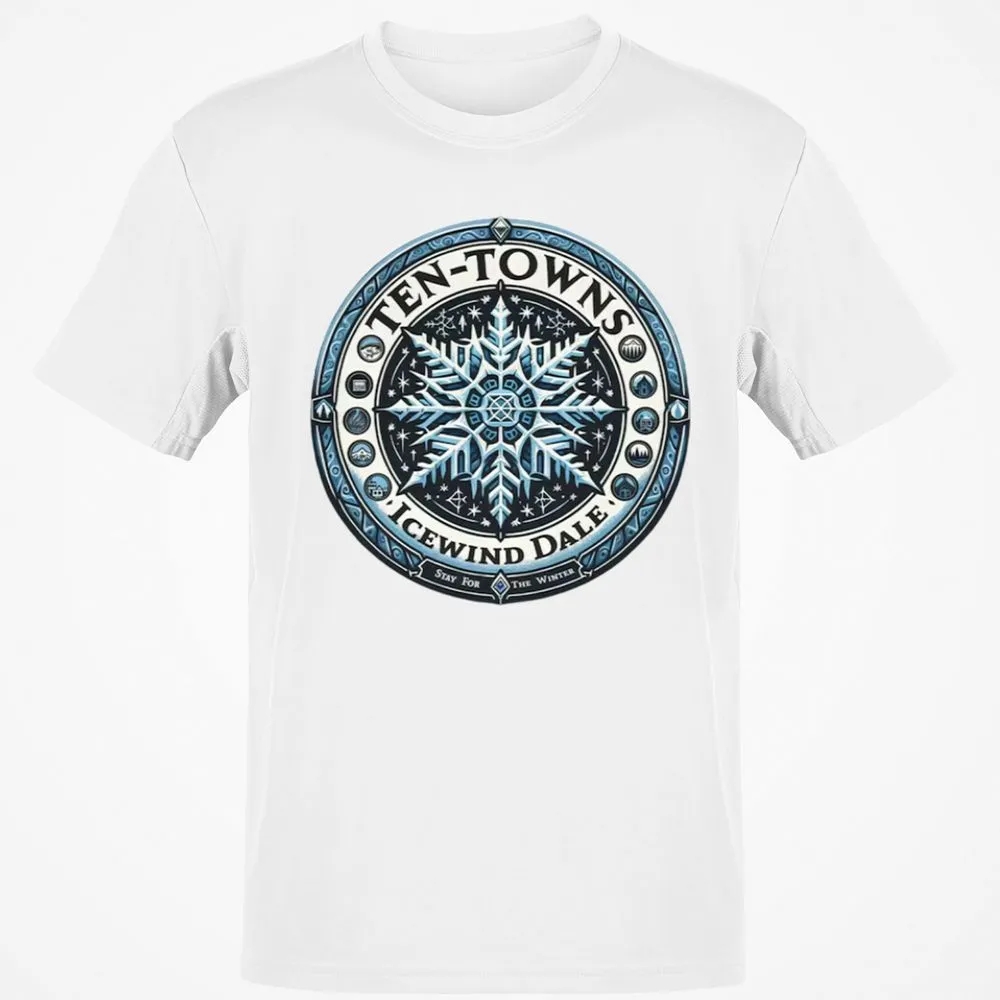 Ten-Towns Icewind Dale Classic Unisex T-Shirt - White - 12