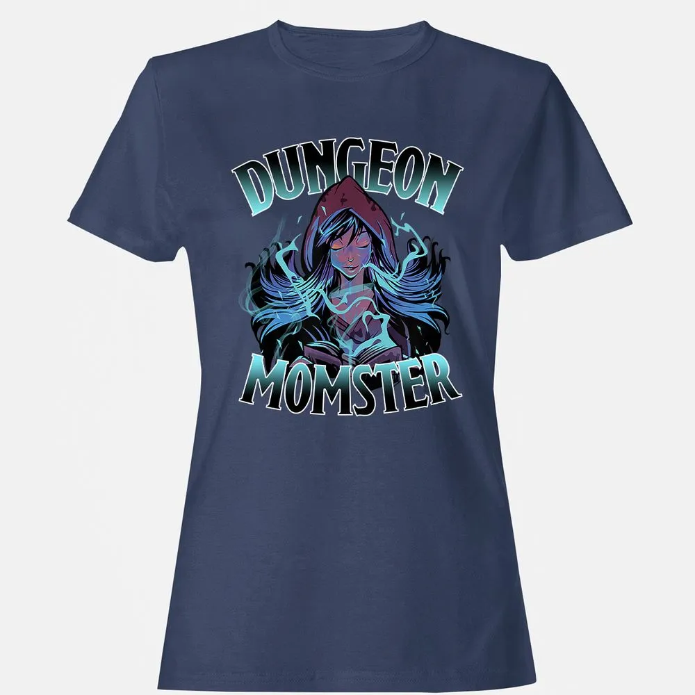 Dungeon Momster Women's T-Shirt - Navy - 10
